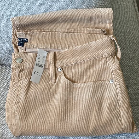 J.Crew LIGHT KHAKI High-rise slim demi-boot corduroy pant - Picture 5 of 8